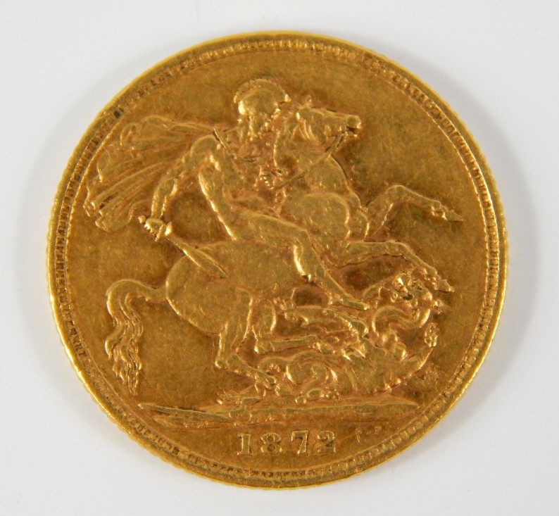 Appraisal: A Victoria young head gold sovereign