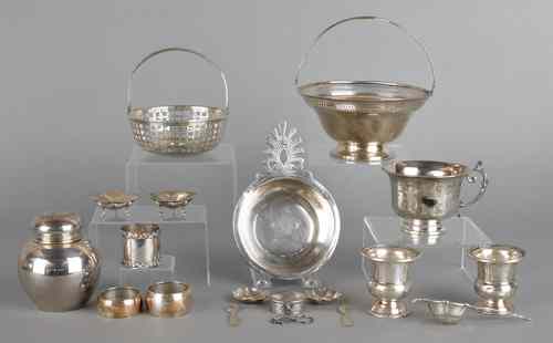 Appraisal: Collection of sterling silver tablewares ozt