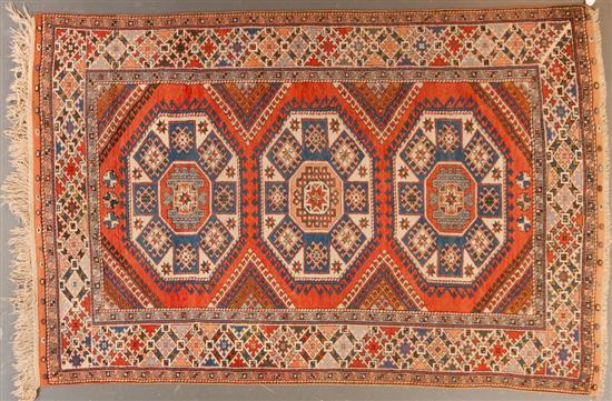 Appraisal: Turkish Kazak rug Turkey modern x