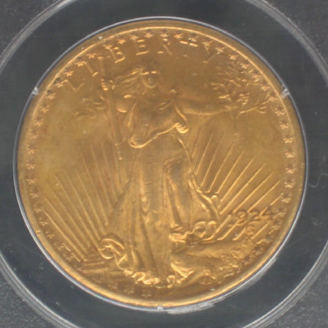 Appraisal: GOLD PCGS MS- Another early graded Saint with excellent features