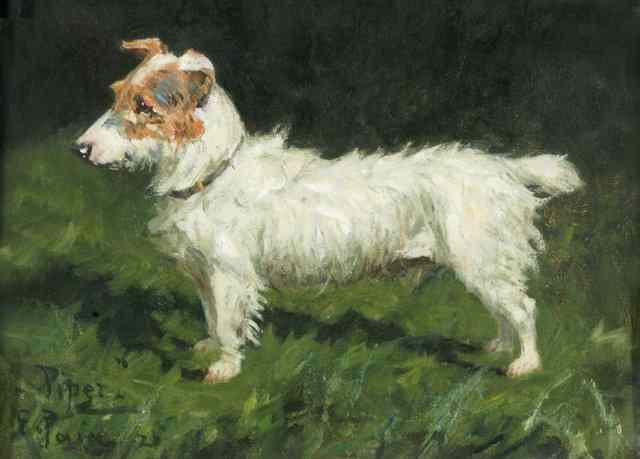 Appraisal: GEORGE PAICE - 'Piper' - a Jack Russell signed titled