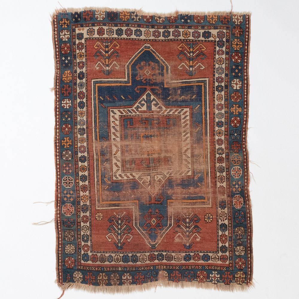 Appraisal: Persian Prayer Rug ft in x in Condition Wear and