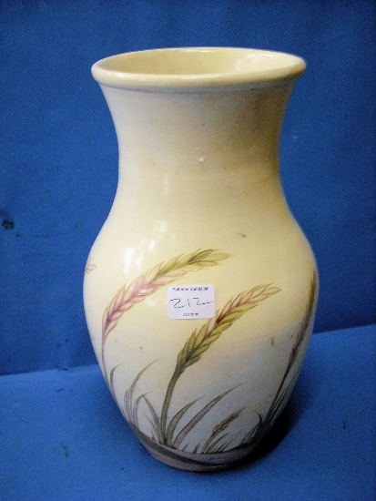 Appraisal: Moorcroft Salt Glaze Large Vase decorated in the Waving Corn