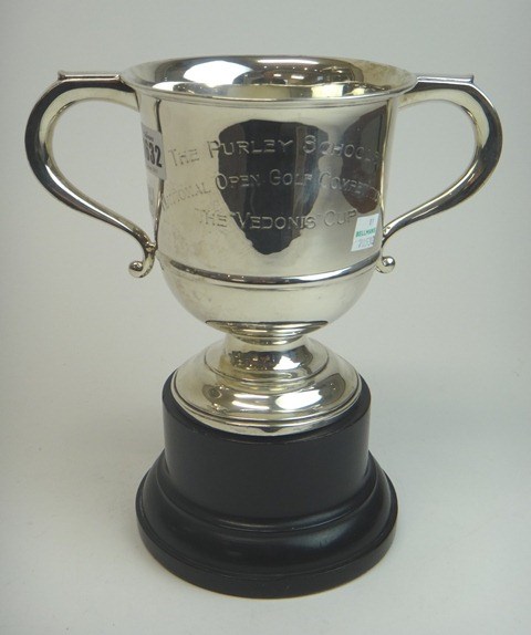 Appraisal: The Vedonis cup Birmingham by Barker Brothers Silver Ltd of