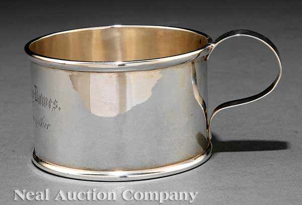 Appraisal: An American Sterling Silver Child's Feeding Cup Mermod Jaccard Co