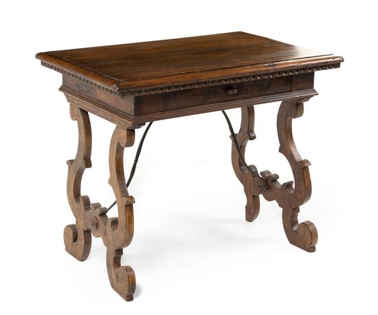 Appraisal: Sale Lot A A Spanish Baroque Walnut Table th th