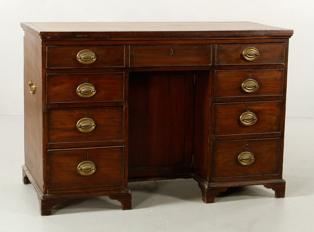 Appraisal: - th C George III Architect's Desk th century George