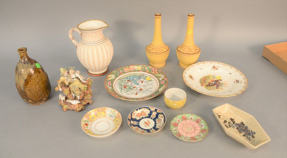 Appraisal: Two tray lots of porcelain and glass to include Royal