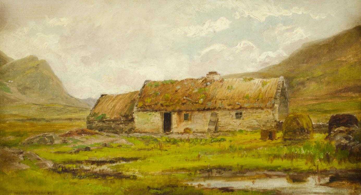 Appraisal: ALEXANDER WILLIAMS OIL ON CANVASBOARD Ireland - An Agricultural Holding