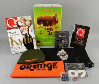 Appraisal: Q Awards - Sony Ericsson Goodie Bag containing a small