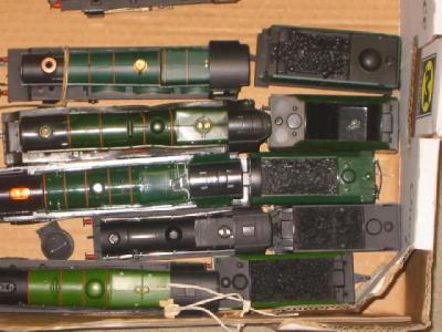 Appraisal: Five playworn Hornby locomotives including G W R Kneller Hall