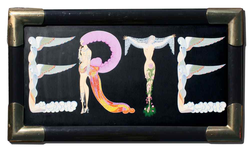 Appraisal: 'ERTE By Erte'' Serigraph sight size '' x '' not