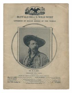 Appraisal: Cody W F Buffalo Bill's Wild West Program Chicago Sixty-four