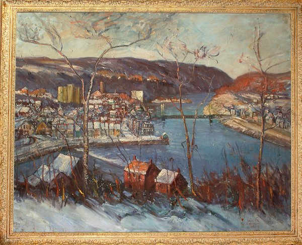 Appraisal: Walter Emerson Baum American Pennsylvania - Easton winter scene Large