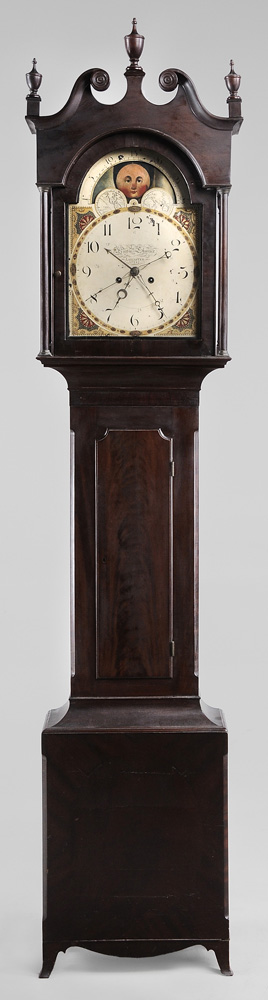 Appraisal: Pennsylvania Federal Mahogany Tall Case Clock late th early th