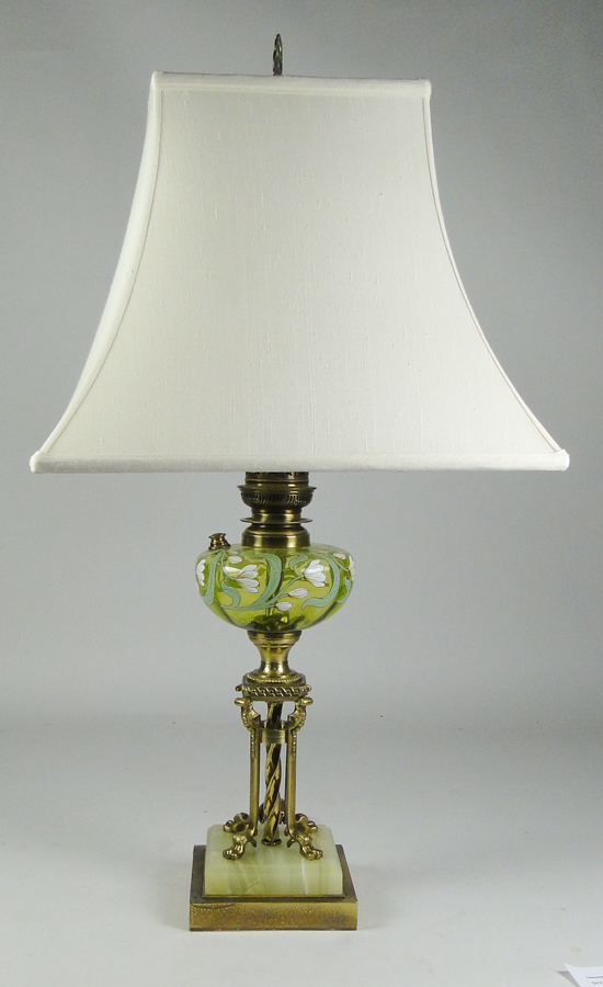 Appraisal: Regency Style Lamp Base is th Century converted to electricity