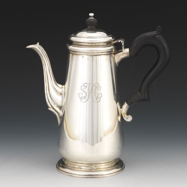 Appraisal: TIFFANY CO STERLING SILVER COFFEE POT x Tiffany sterling silver