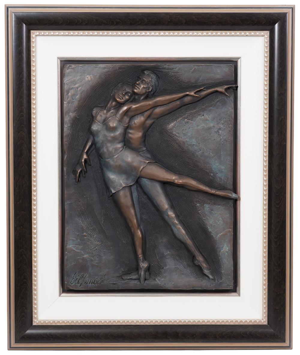 Appraisal: BILL MACK 'UNISON' BONDED BRONZE SCULPTUREBill Mack American - Bonded