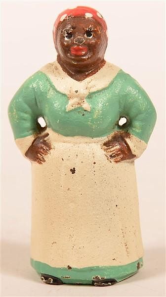 Appraisal: Hubley Mammy Paperweight or Party Favor Hubley Mammy Cast Iron