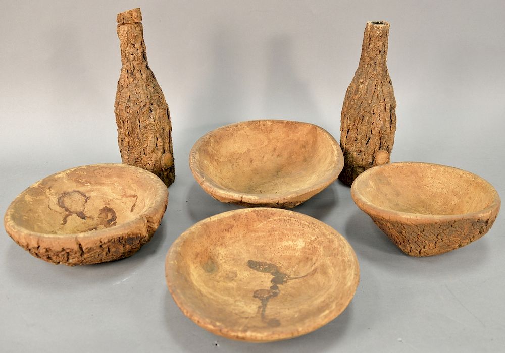 Appraisal: Sixteen piece lot to include a group of ten natural