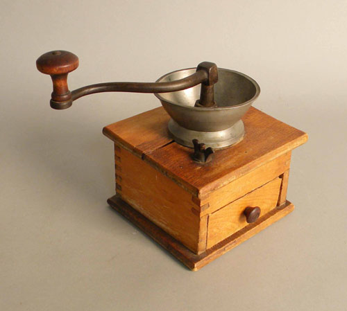 Appraisal: Early coffee grinder h