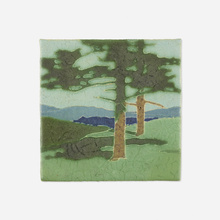 Appraisal: Addison LeBoutillier for Grueby Faience Company THE PINES TILE USA