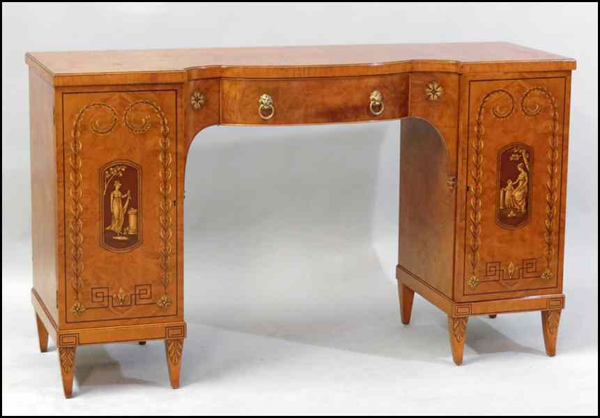 Appraisal: SATINWOOD SIDEBOARD H '' W '' D '' Condition No