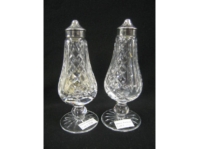 Appraisal: Waterford Cut Crystal Tall Salt Pepper