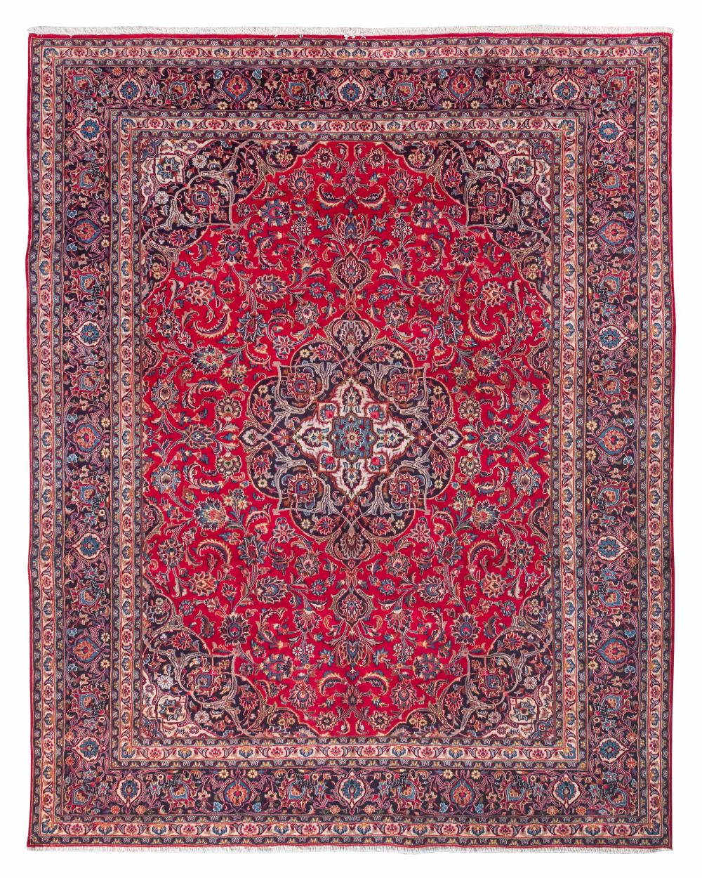 Appraisal: KESHAN RUG X LAST HALF OF THE TH CENTURYKESHAN RUG