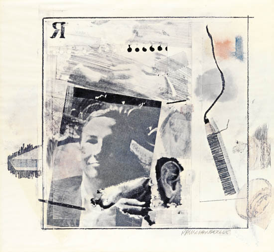 Appraisal: ROBERT RAUSCHENBERG Dwan Gallery Poster Offset color lithograph on cream