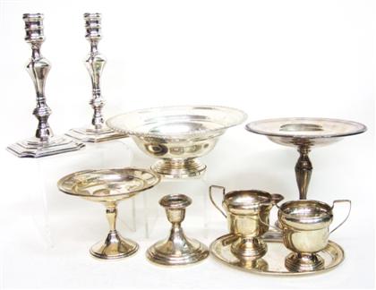 Appraisal: Collection of sterling silver hollow ware th century