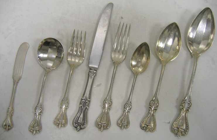 Appraisal: TOWLE STERLING SILVER FLATWARE Old Colonial pattern comprising twelve of