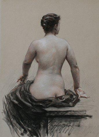 Appraisal: BECKWITH James Carroll American - Female Nude Study Pastel and