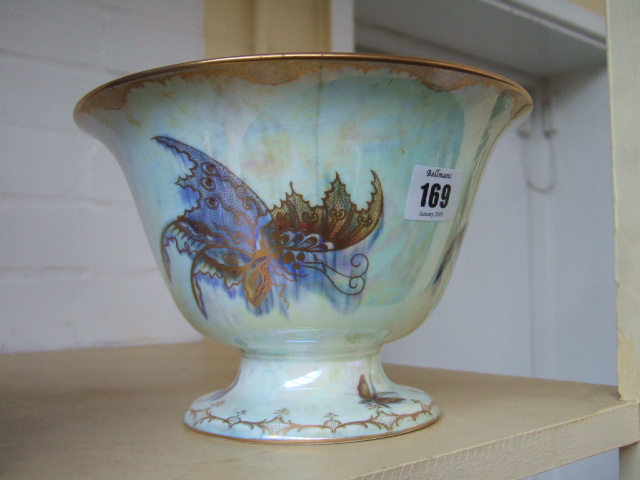 Appraisal: A Wedgwood butterfly footed bowl of flared form circa a