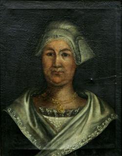 Appraisal: th C Portrait of Lady with White Bonnet Image H