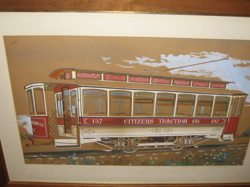 Appraisal: FRANK B NUDERSCHER AMERICAN - CITIZENS TRACTION CO gouache on