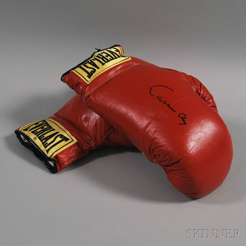 Appraisal: Pair of Cassius Clay Autographed Everlast Boxing Gloves only one