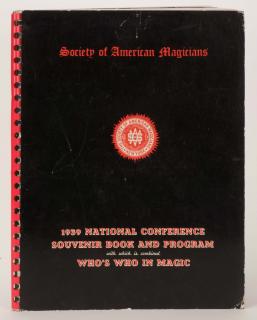 Appraisal: Society of American Magicians Program and Souvenir Book New York