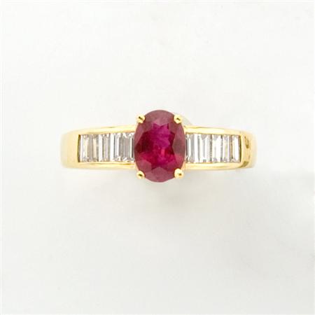 Appraisal: Ruby and Diamond Ring Estimate -