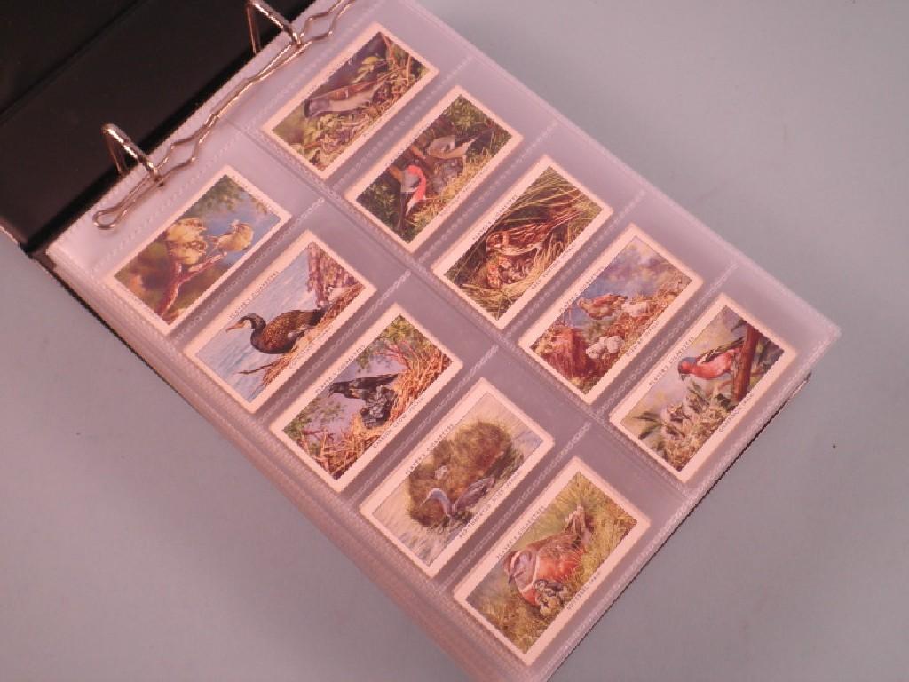 Appraisal: An album of bird related cigarette cards