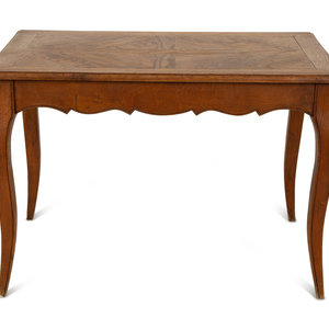 Appraisal: A French Provincial Style Walnut Table th th Century Height