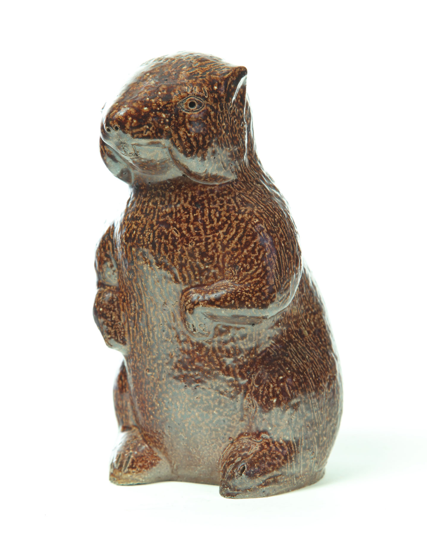 Appraisal: SEWERTILE GROUND HOG Ohio early th century Sitting ground hog