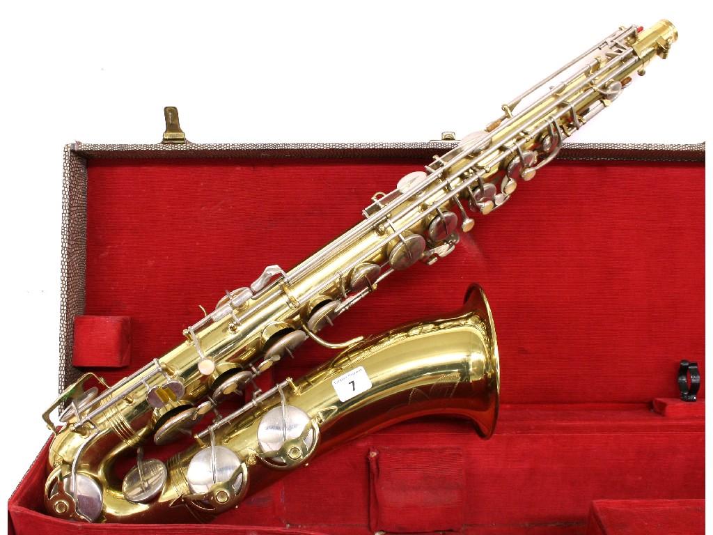 Appraisal: F E Olds Son 'The Parisian Ambassador' gold lacquered tenor