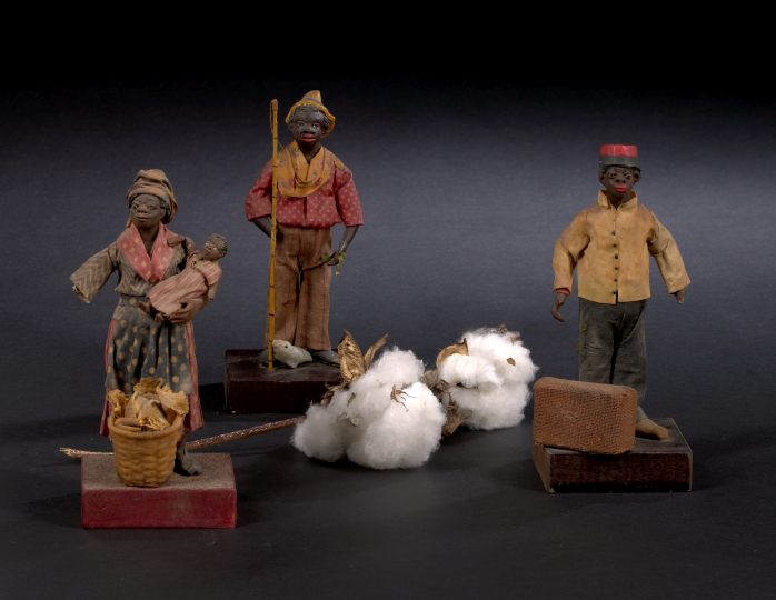 Appraisal: Interesting Trio of Vargas New Orleans Miniatures of African-American Types