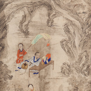 Appraisal: Anonymous KOREAN EARLY TH CENTURY Chinese Fantasy ink and color