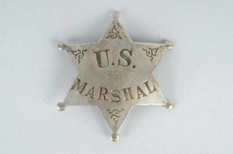 Appraisal: United States Marshall's Badge Description Badge is believed to be