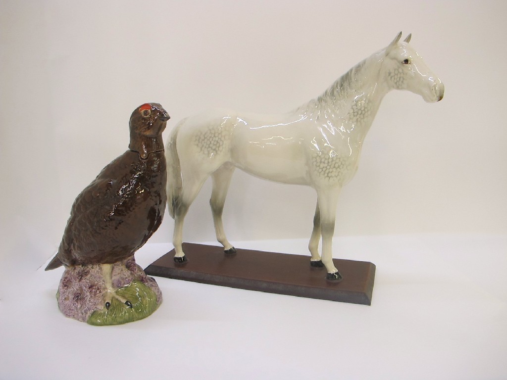 Appraisal: Beswick figure of Bois Roussel Racehorse in grey and a