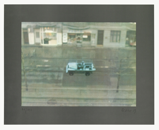 Appraisal: GERHARD RICHTER Auto Offset color lithograph x mm x inches