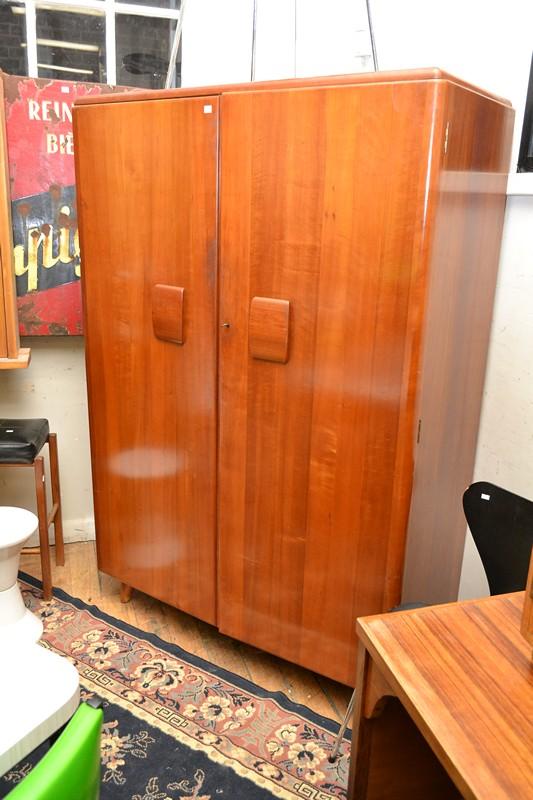 Appraisal: A 'S MYER HERITAGE MYRTLE TWO DOOR WARDROBE WITH DRAWERS