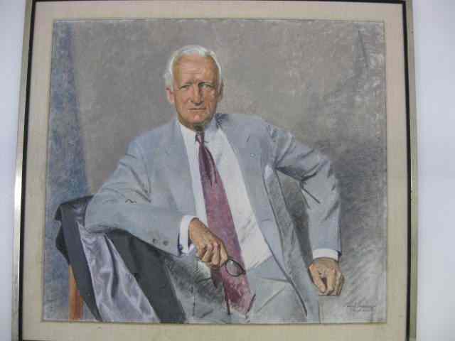 Appraisal: Senator George Smathers' Portrait by welllisted artist this important political